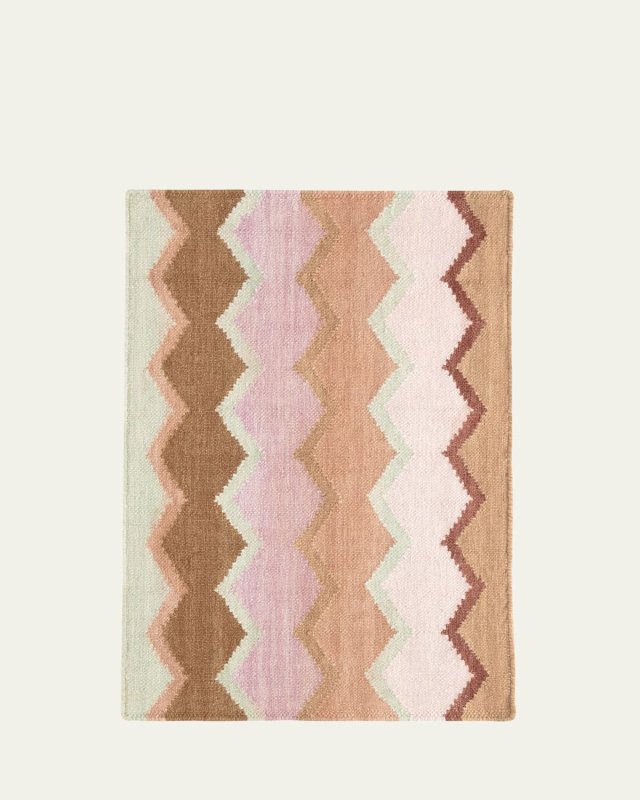 x Kit Kemp Safety Net Earth Handwoven Rug, 3' x 5'